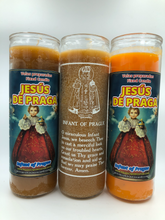 Load image into Gallery viewer, Niño de Praga Vela de 7 Días / Infant Jesus of Prague 7 Day Candle