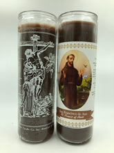 Load image into Gallery viewer, San Francisco de Asis Vela de 7 Dias / Saint Francis of Assisi 7 Day Candle