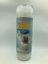 Load image into Gallery viewer, El Espíritu Santo Vela de 7 Días / The Holy Spirit 7 Day Candle